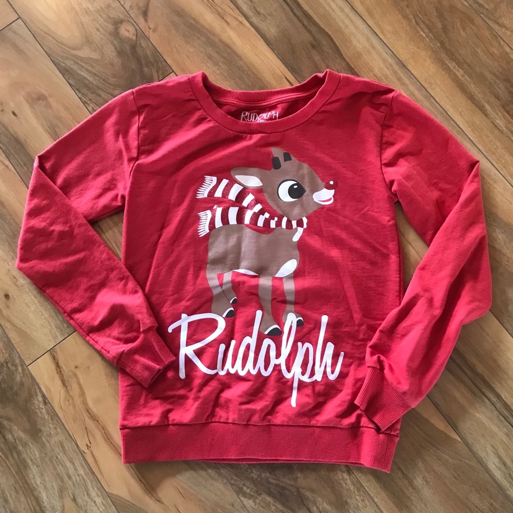 Rudolph The Red-Nosed Reindeer Red Long Sleeve